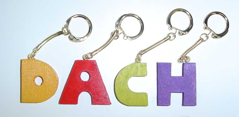 Letter Keyring