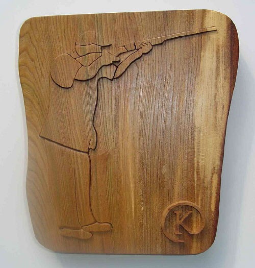 clay pigeon trophy