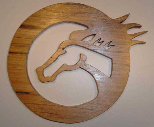 circle running horse