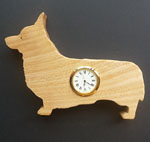 Shaped corgi Clock