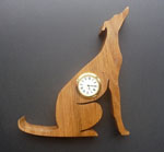 Shaped Greyhound Clock