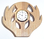 Shaped Thistle Clock